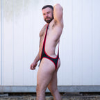 Black/Red - Bare Back