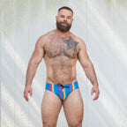 Bulge Boost Swim Brief - Rainbow Ripple