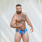 Bulge Boost Swim Brief - Rainbow Ripple