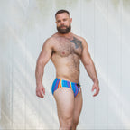 Bulge Boost Swim Brief - Rainbow Ripple