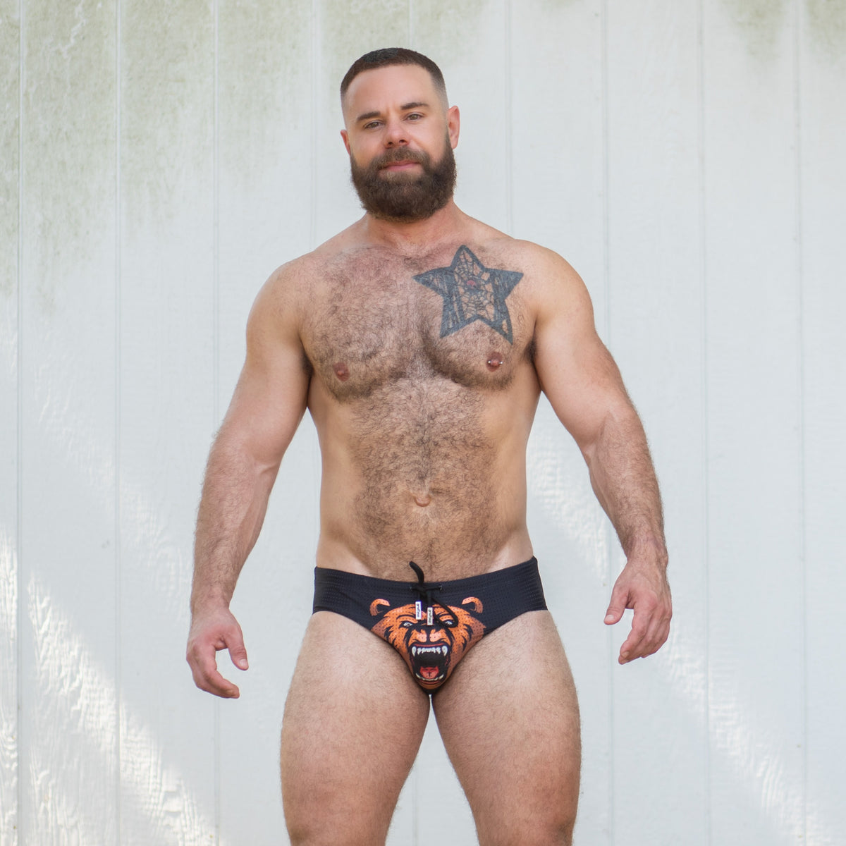 Bulge Boost Swim Brief - Grizzly