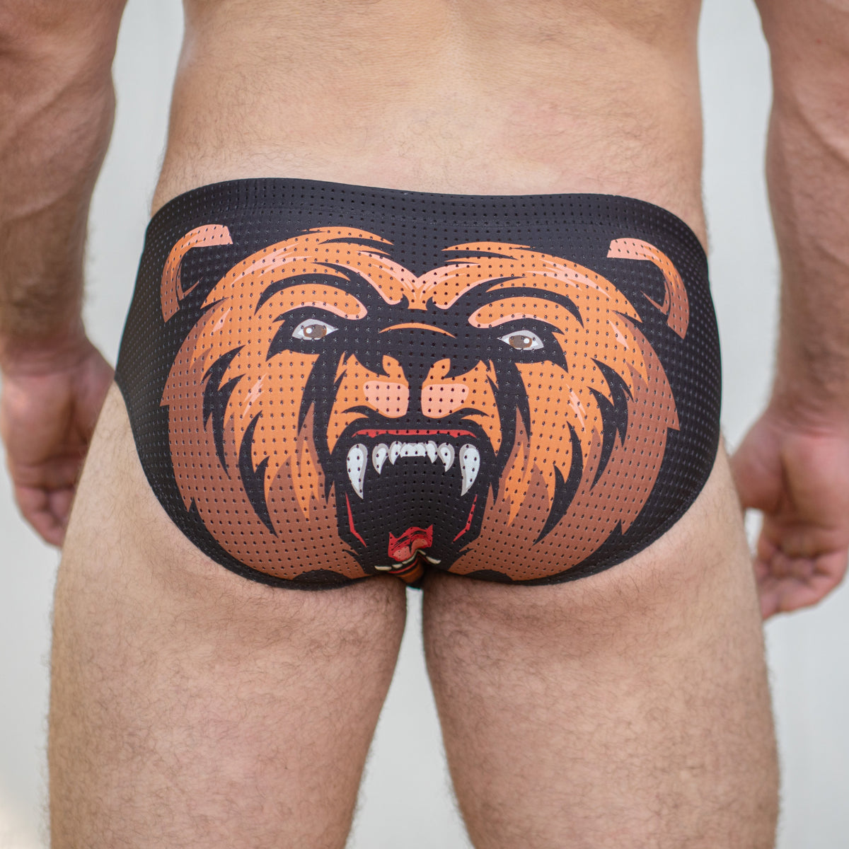 Bulge Boost Swim Brief - Grizzly