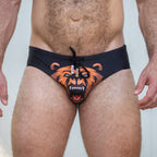 Bulge Boost Swim Brief - Grizzly