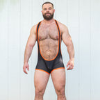 Black/Orange - Bare Back