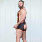 Black/Orange - Bare Back
