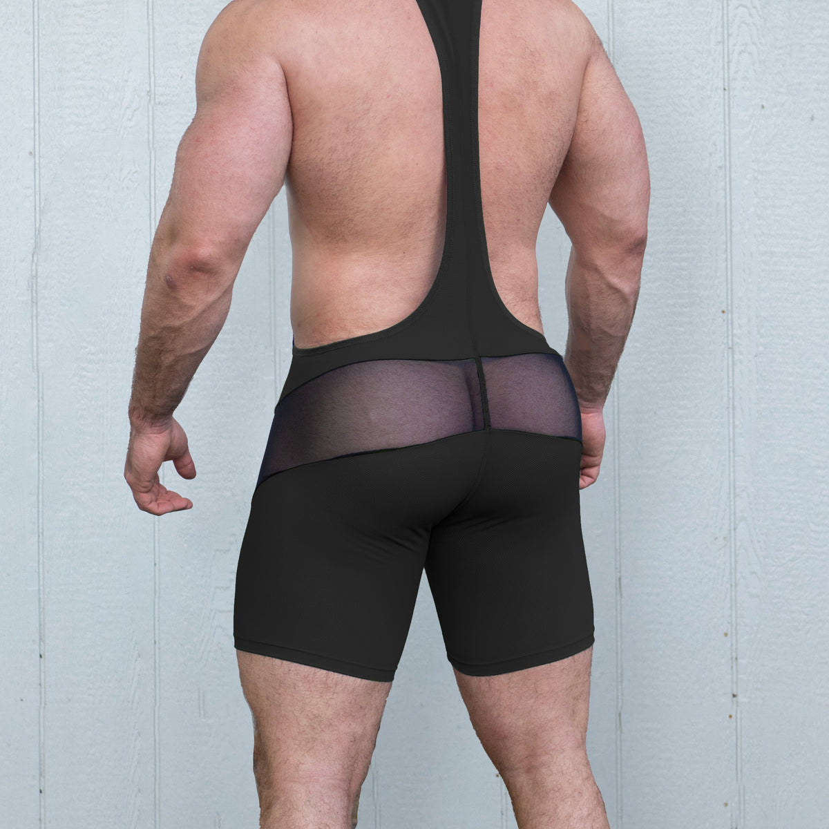 Hunter in the Gruff Pup Easy Release Singlet (Midnight Black)
