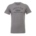 Athletic Heather Tri-Blend -> Gruff Pup Athletic Club Tee shown in Athletic Heather Tri-Blend