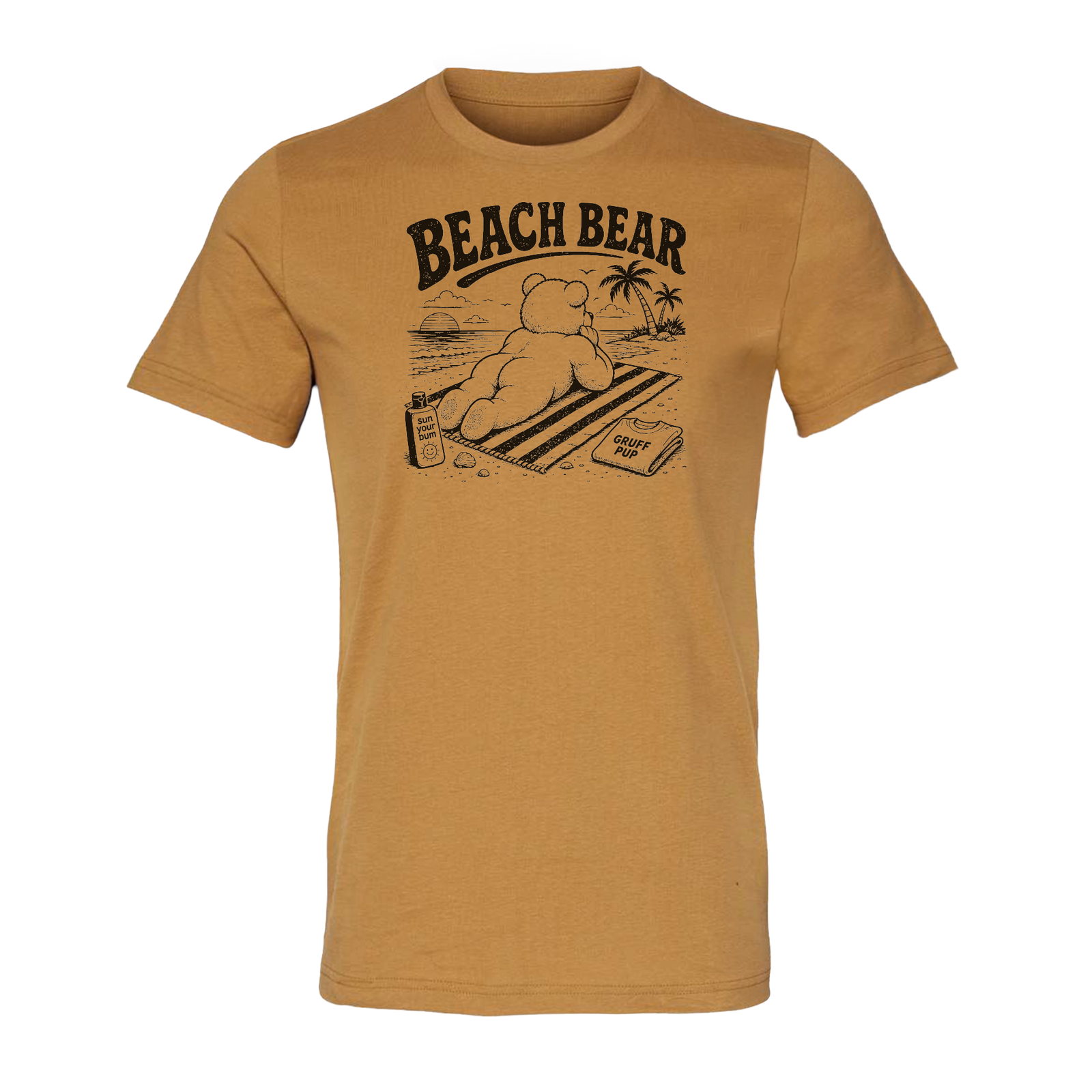 Canyon Clay -> Beach Bear Tee shown in Canyon Clay