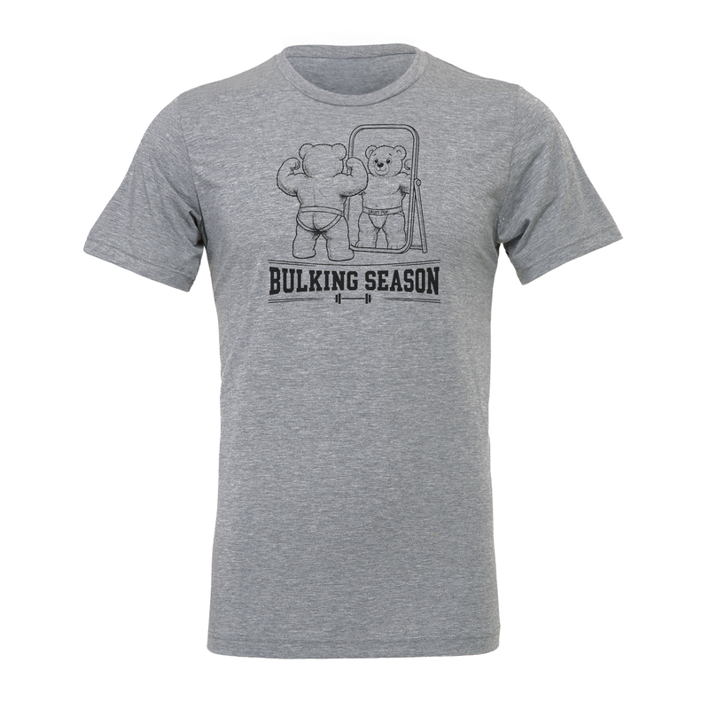 Athletic Heather -> Bulking Season Tee shown in Athletic Heather