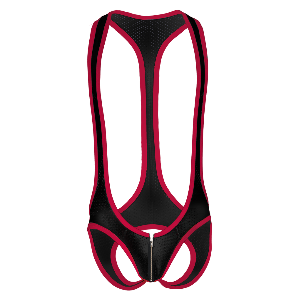Black/Red - Bare Back