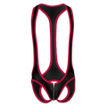 Black/Red - Bare Back