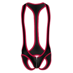 Black/Red - Bare Back
