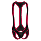 Black/Red - Bare Back