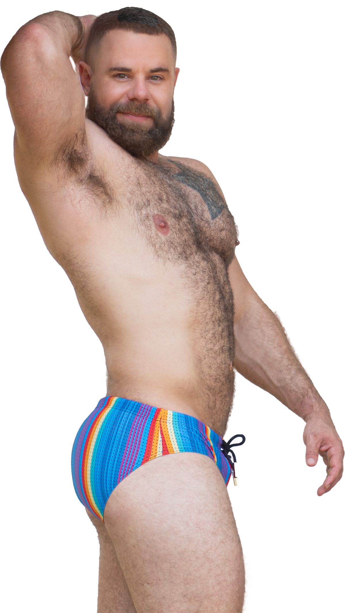 Bulge Boost Swim Brief - Rainbow Ripple — Why We Love It