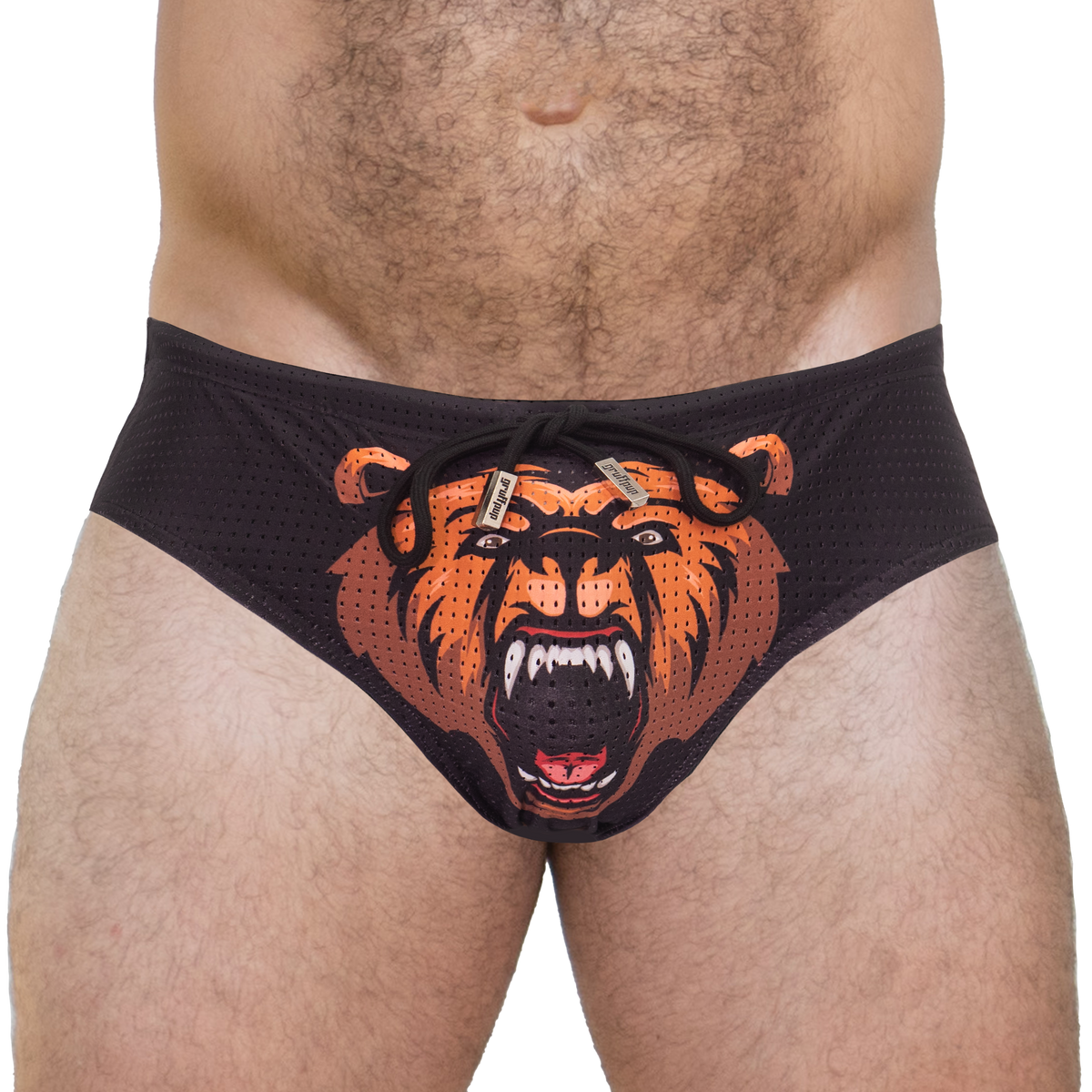 Bulge Boost Swim Brief - Grizzly