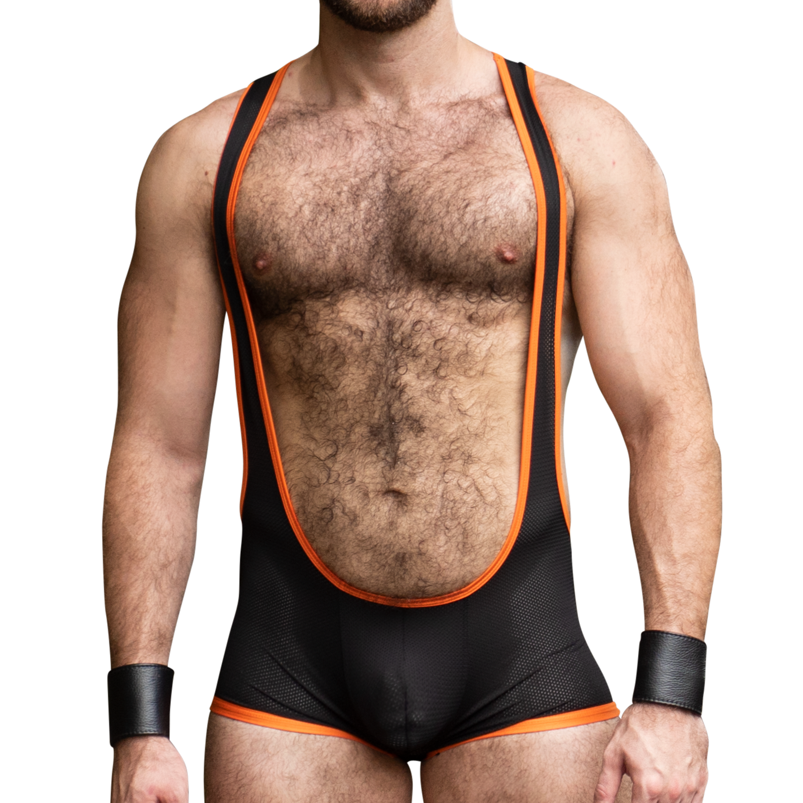 Black/Orange - Bare Back