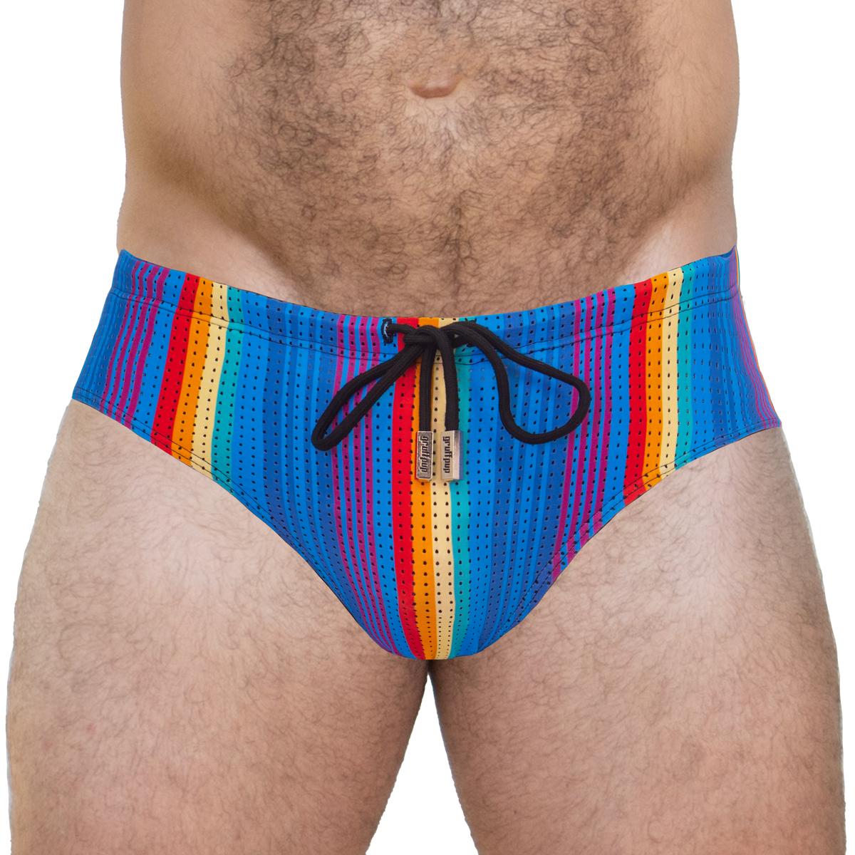 Bulge Boost Swim Brief - Rainbow Ripple