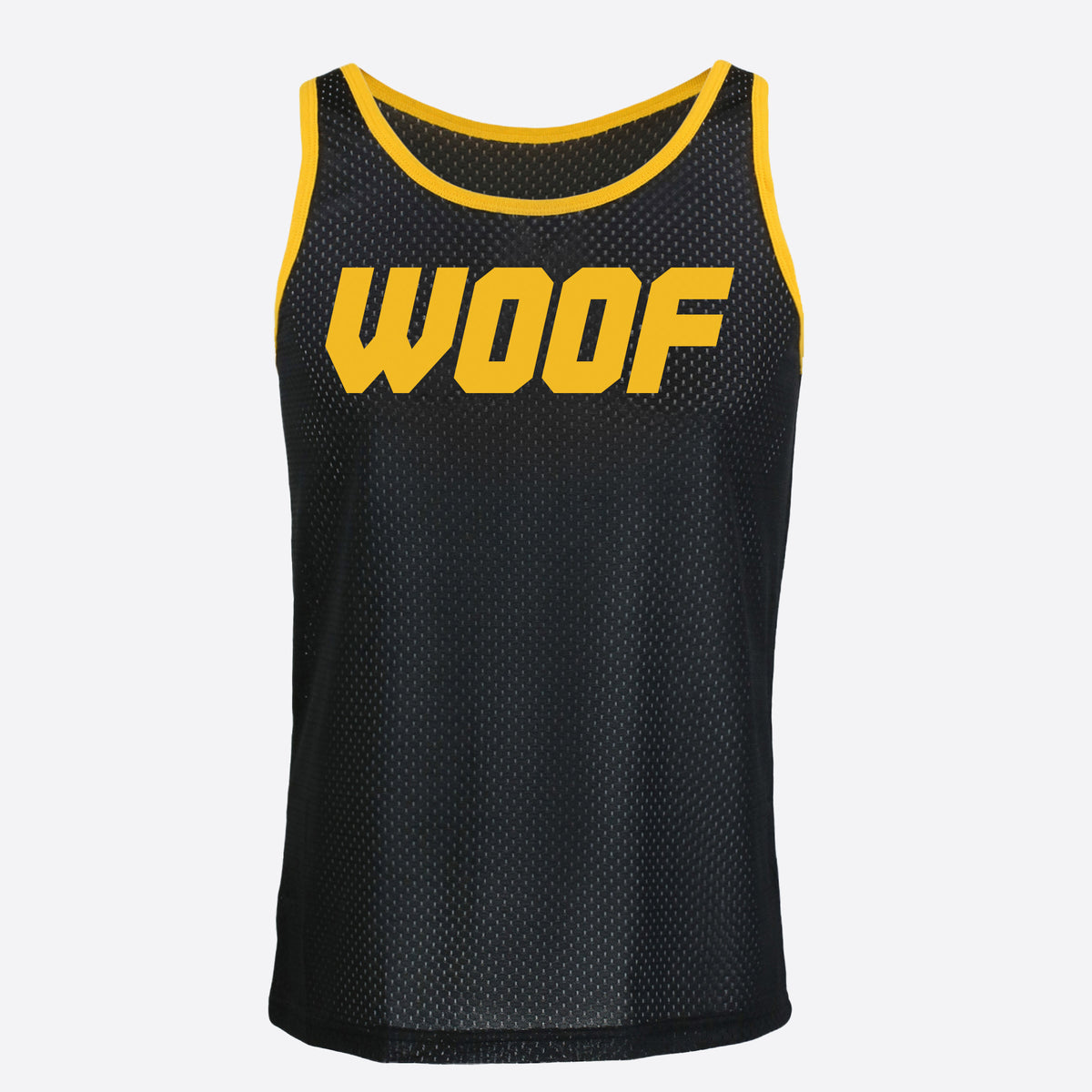 woof-black -> air tanks are the perfect breezy mesh tank top