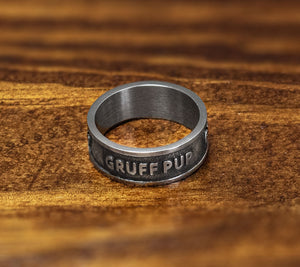 Gruff Pup Stainless Steel Ring