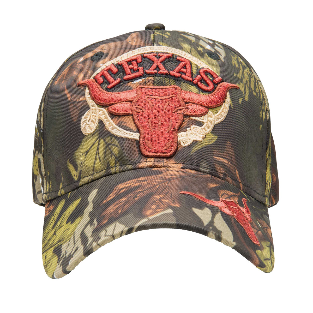 Texas Longhorn Camo Cap