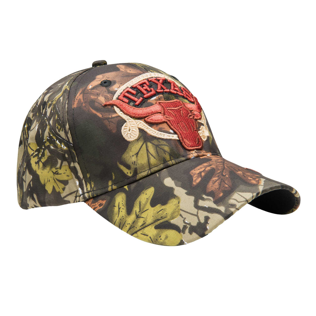 Texas Longhorn Camo Cap